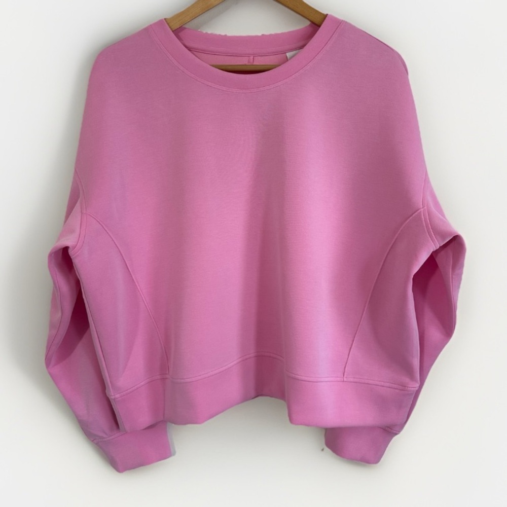 All In Motion Active Sweatshirt Pink Dry Wick Performance Wear Cutout Women’s XL